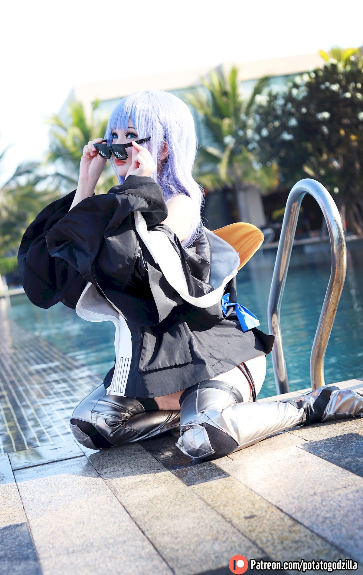 Potato Godzilla Cosplay 水着メルトリリス 20
