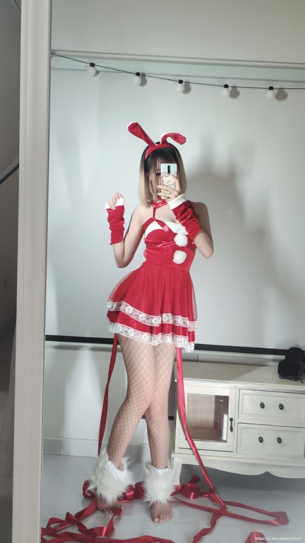 桑w伊梓 网袜丝带兔兔（12月25打赏群资源） 30