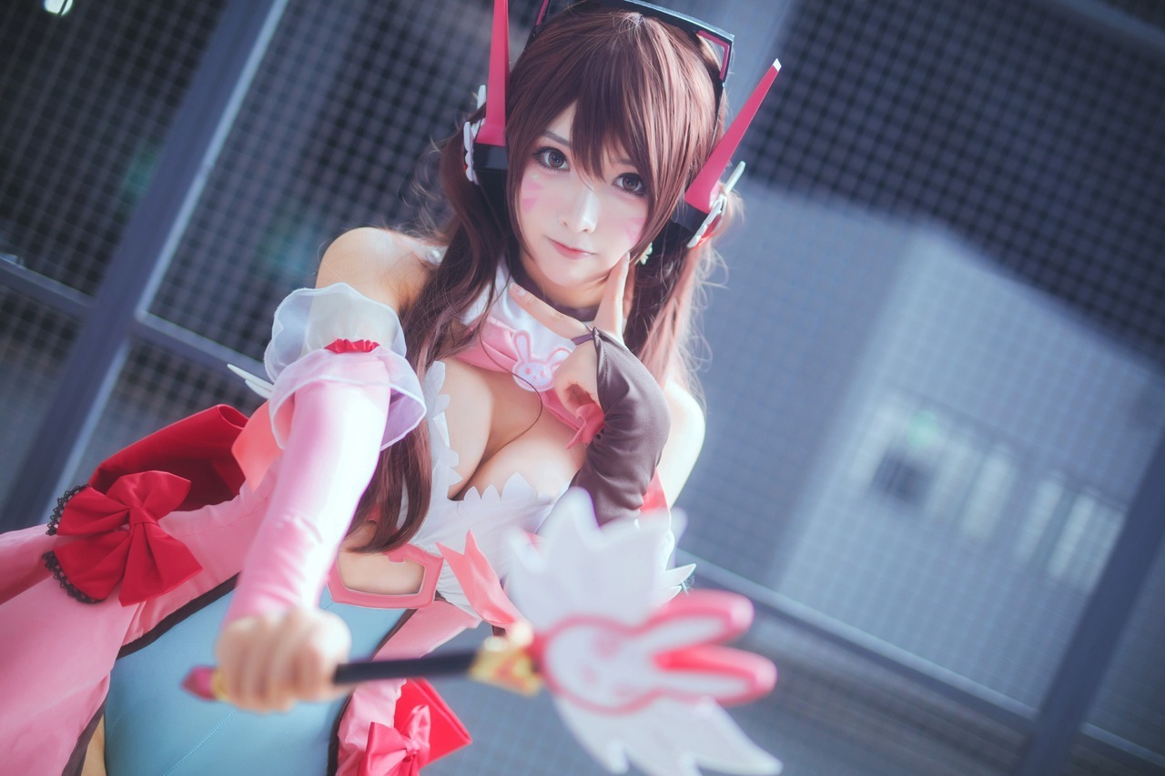 只是简言 Cosplay Magica D.Va 4