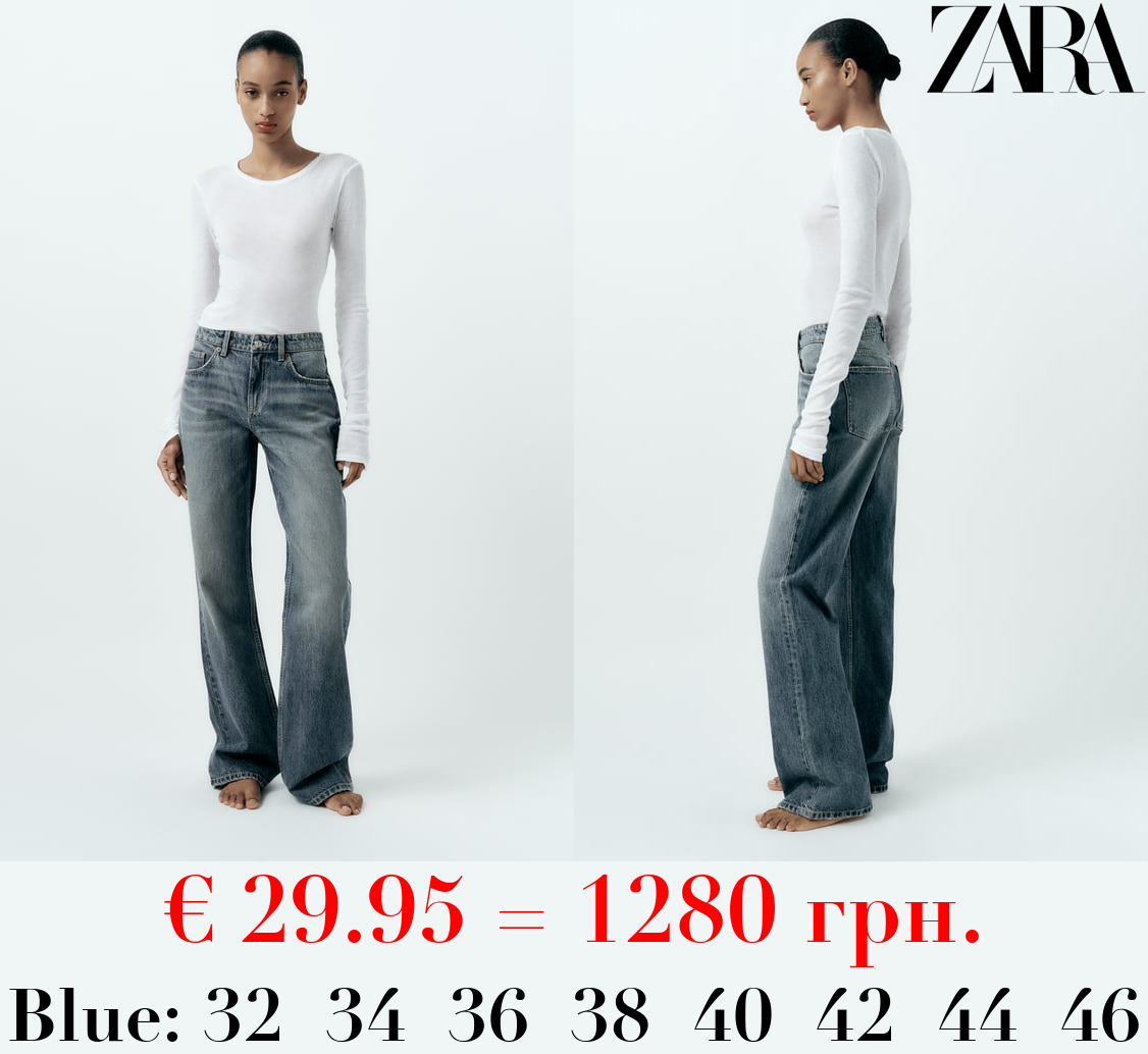 TRF WIDE-LEG MID-RISE FULL LENGTH JEANS