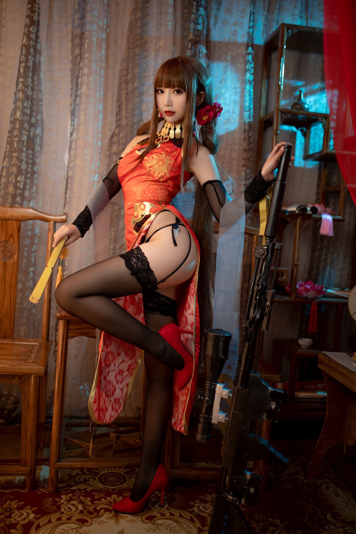 Cosplay 面饼仙儿 DSR50 红牡丹 9