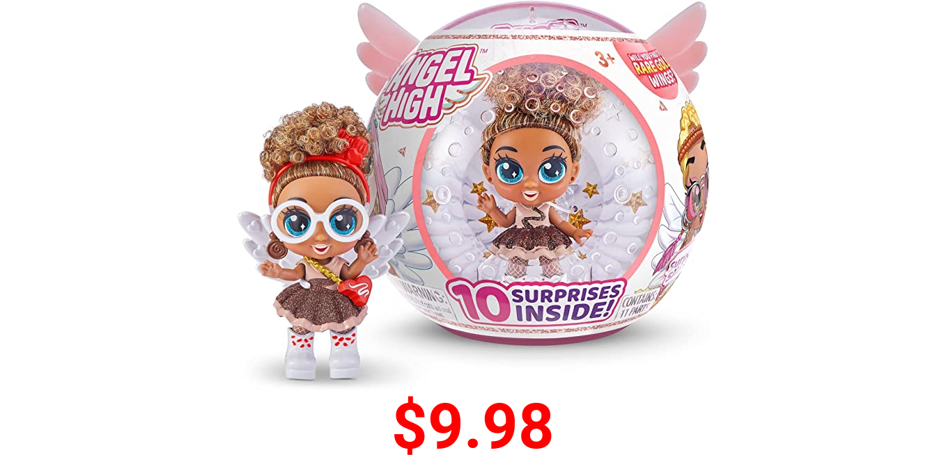 Itty Bitty Prettys Angel High Coco Love Collectible Doll with 10 Surprise Accessories by ZURU, Multi