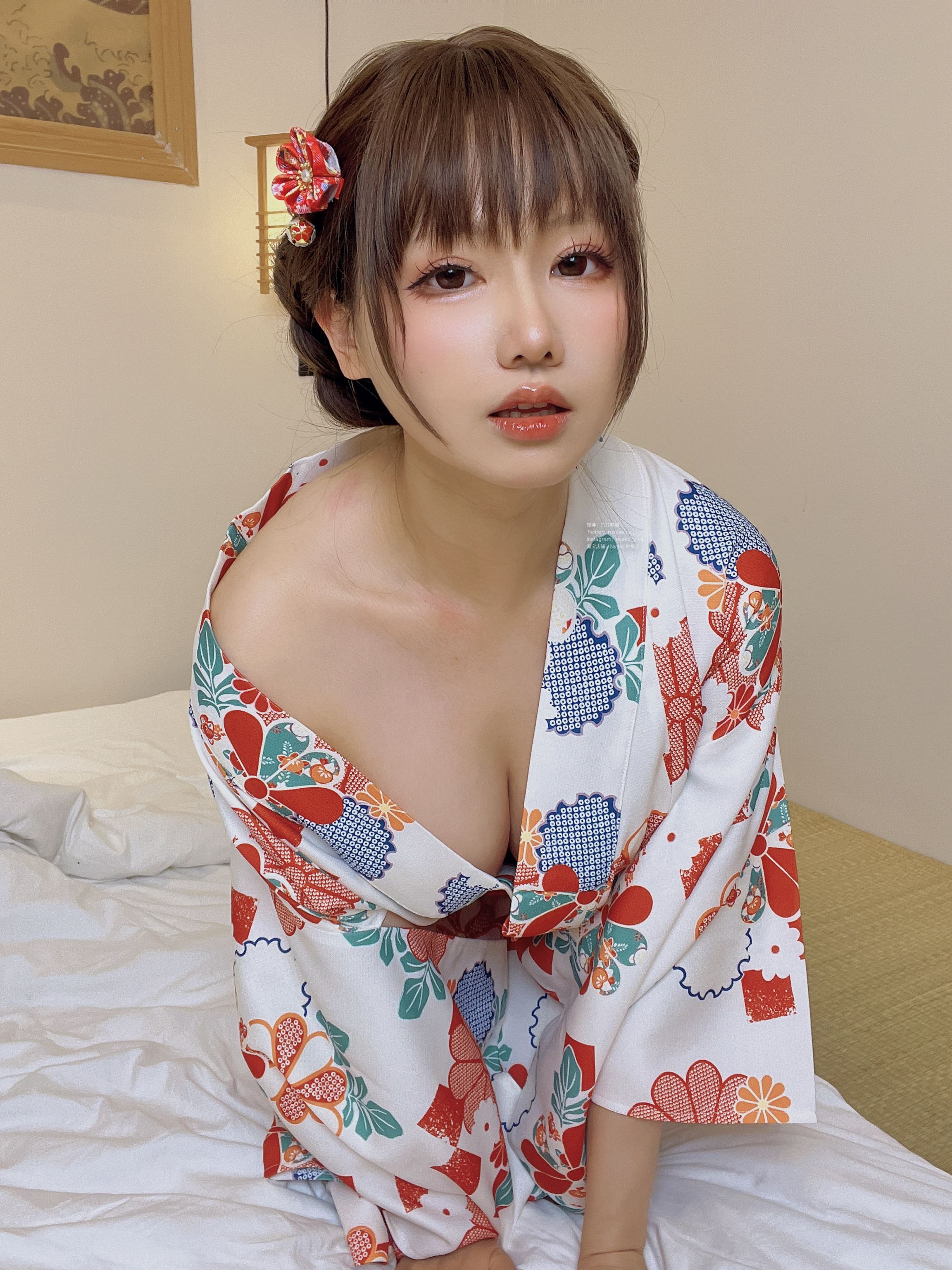 喵子Nyako #Nyako喵子 电子版41 和风烂漫 自拍 47