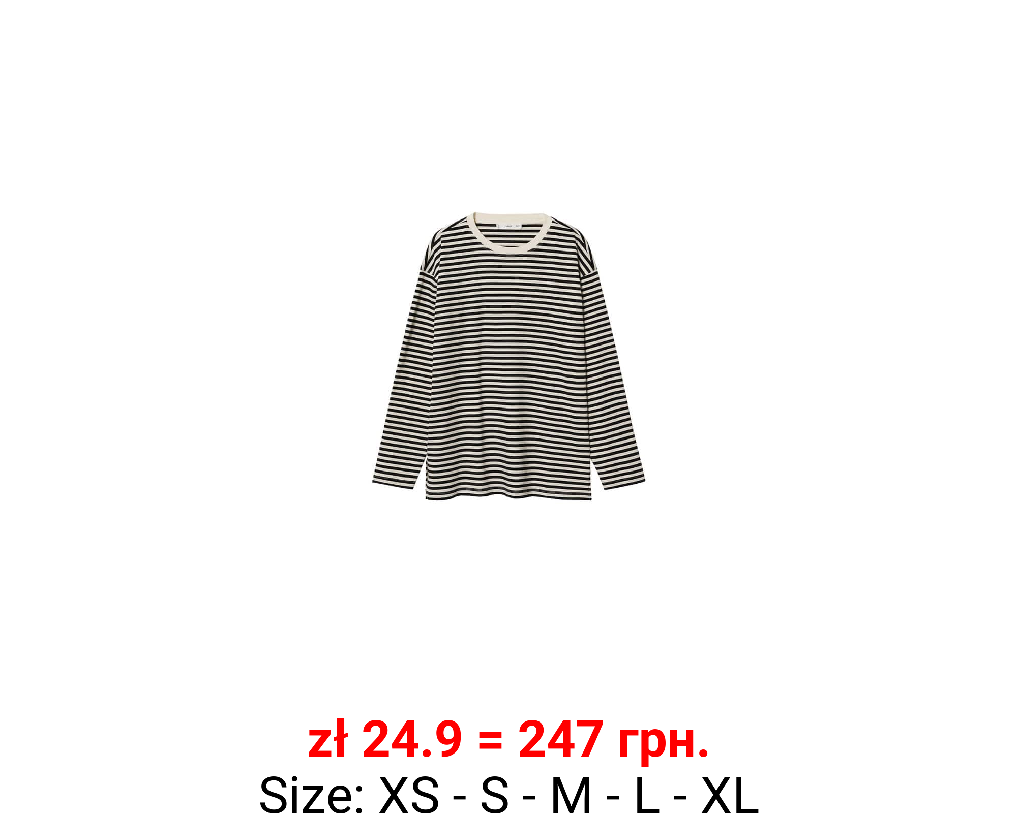 Camiseta manga larga rayas