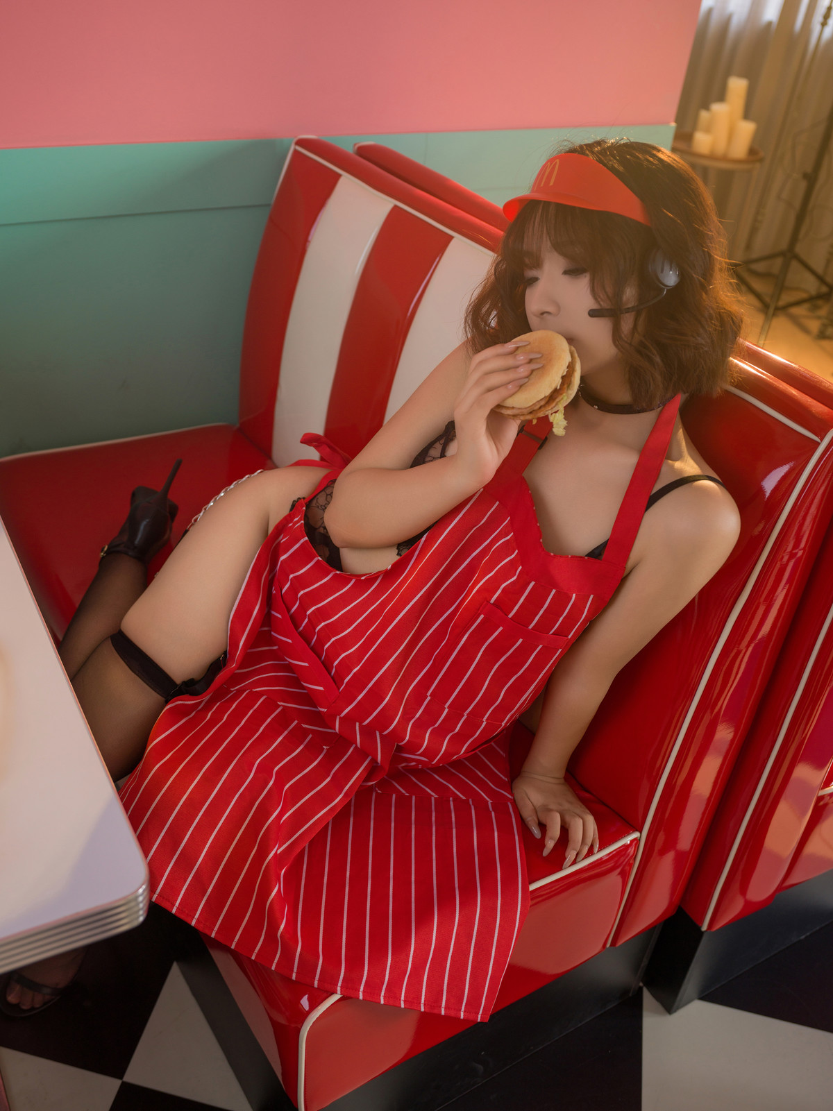 Cosplay Yuuhui玉汇 麦当劳的女服务员 Set.01 37