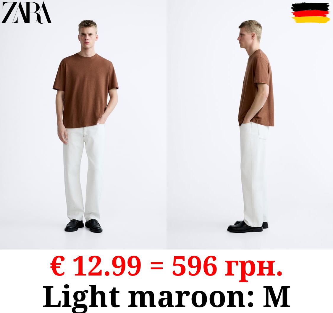 LINEN - COTTON T-SHIRT