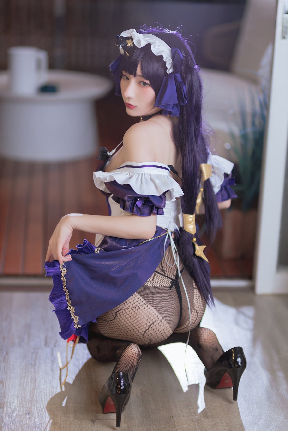 Cosplay 是三不是世 原神莫娜女仆 7