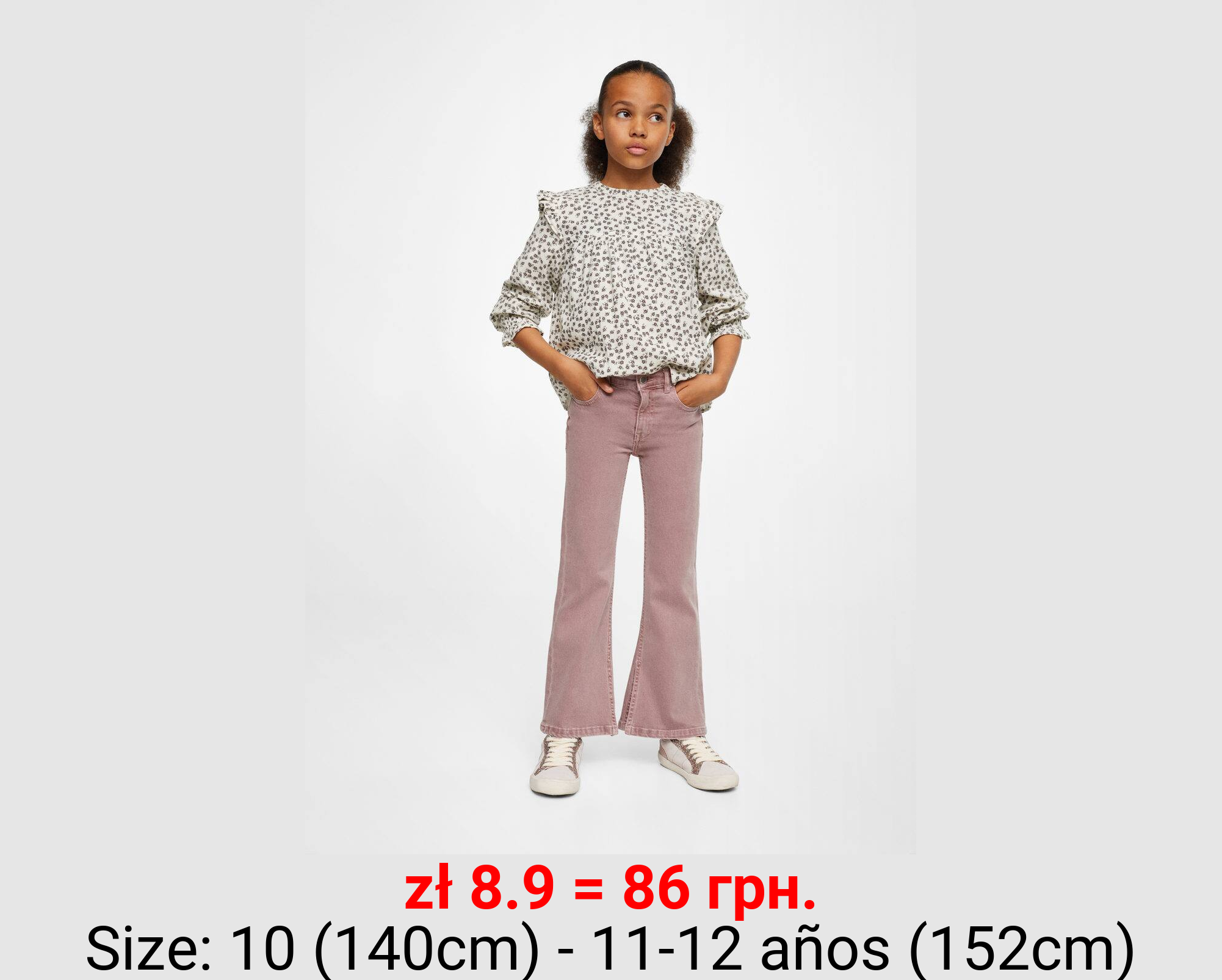 Blusa floral volante