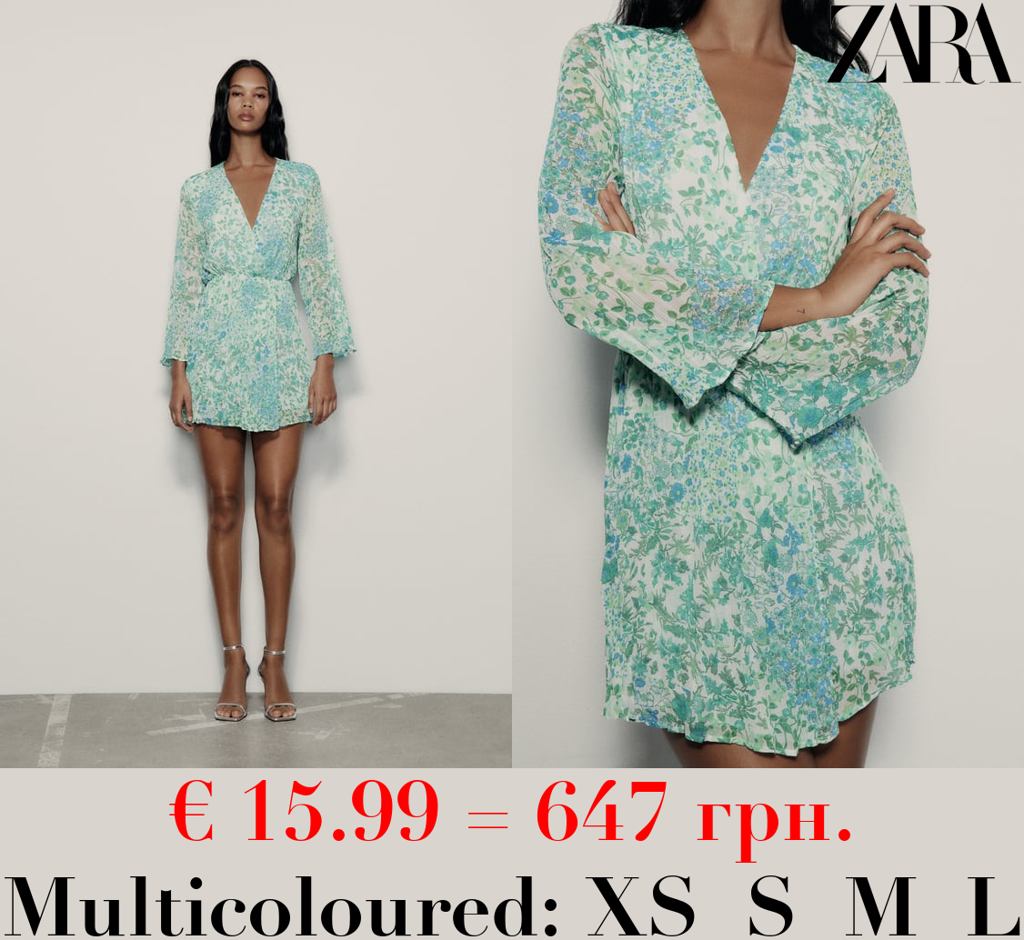 FLORAL PRINT SHORT JUMPSUIT