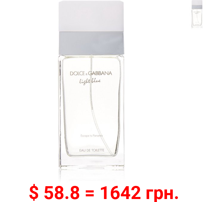 Dolce & Gabbana Light Blue Escape to Panarea Eau de Toilette, Perfume for Women, 3.3 Oz