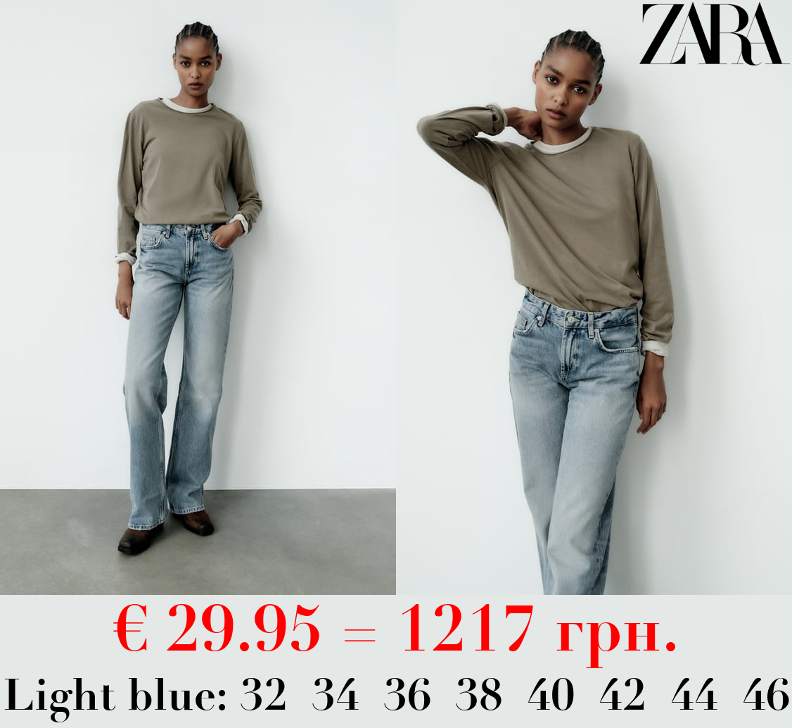 TRF WIDE-LEG MID-RISE FULL LENGTH JEANS