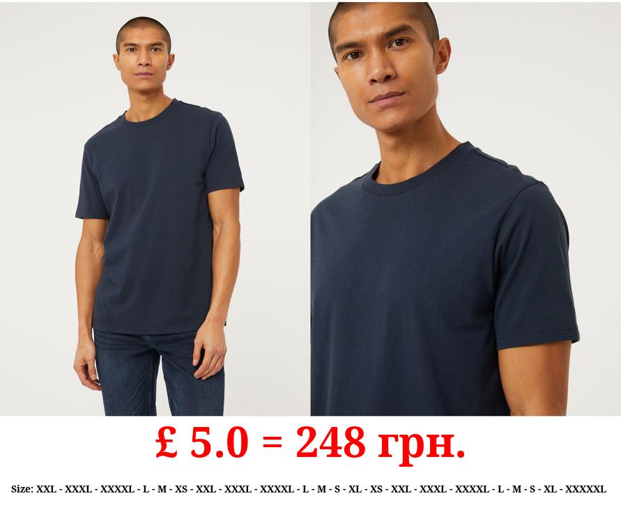 Navy Plain T-Shirt