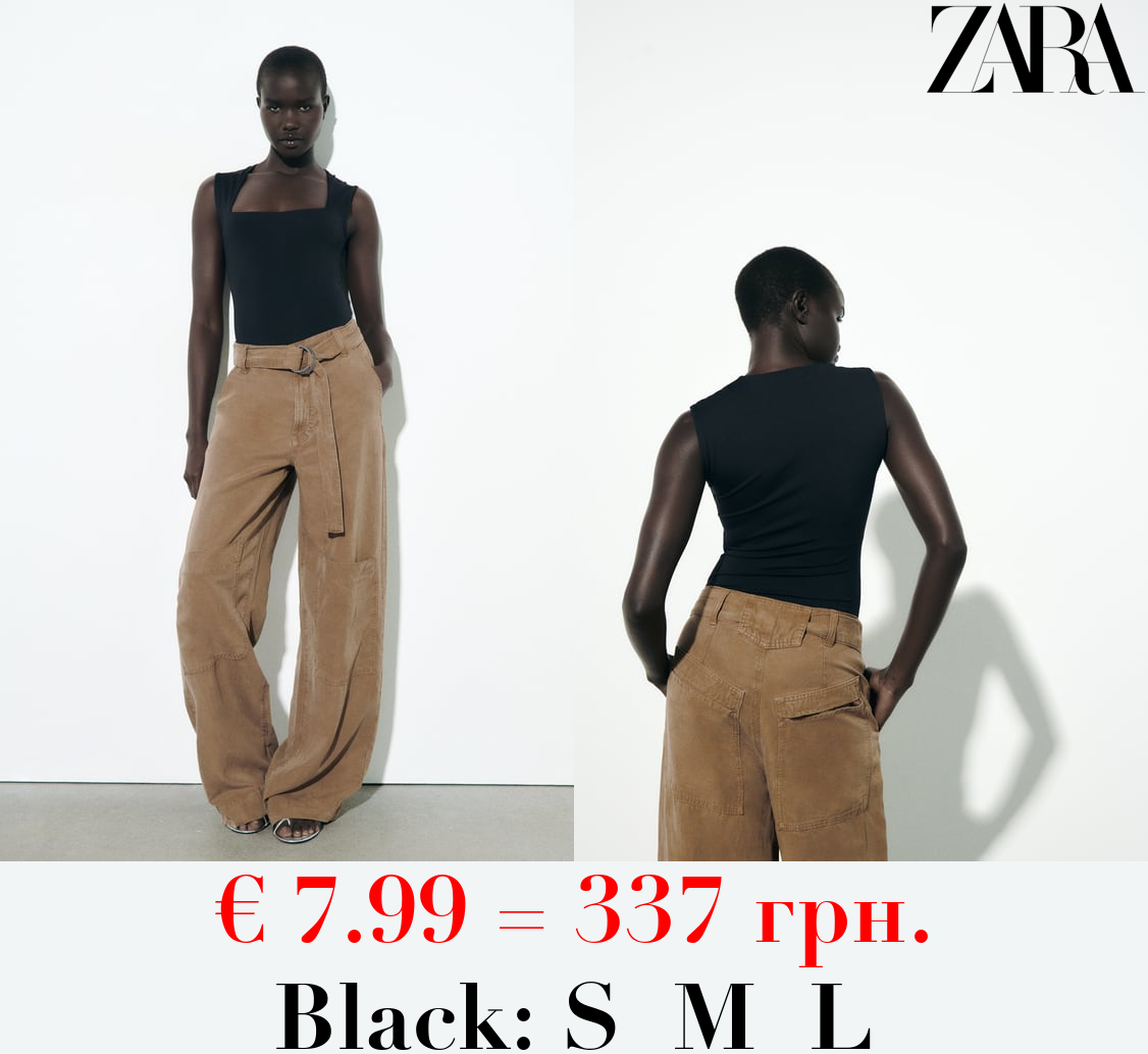 BODYSUIT WITH SQUARE-CUT NECKLINE