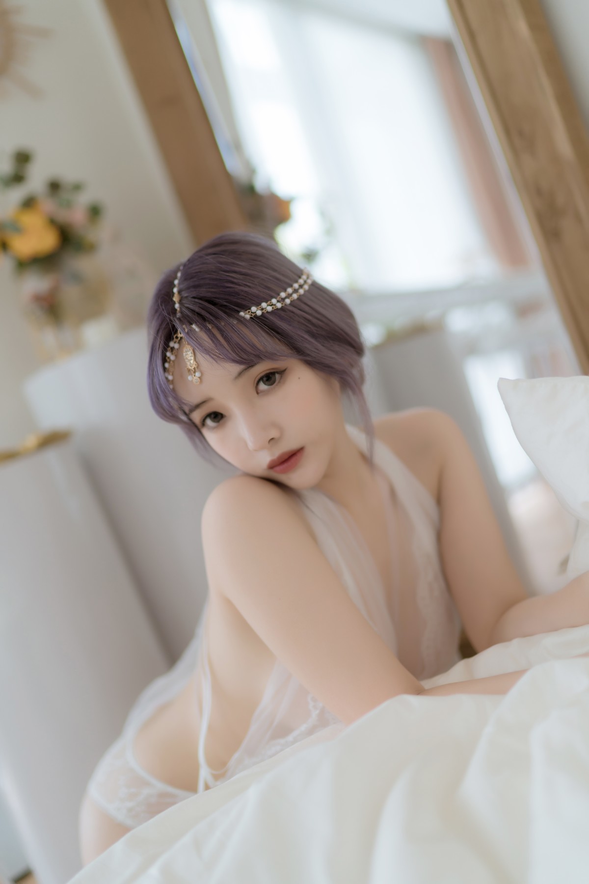 Cosplay 雯妹不讲道理 白色希腊 33