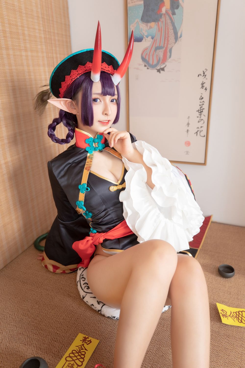 神乐坂真冬-《果実の酒気》酒吞cos[150P3V] 53