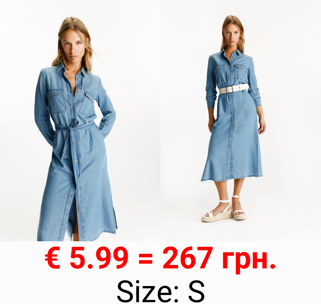 Lightweight denim dress