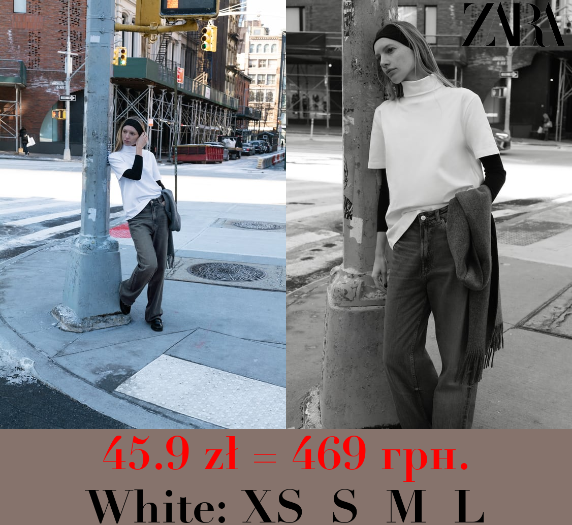 HEAVY COTTON TURTLENECK TOP