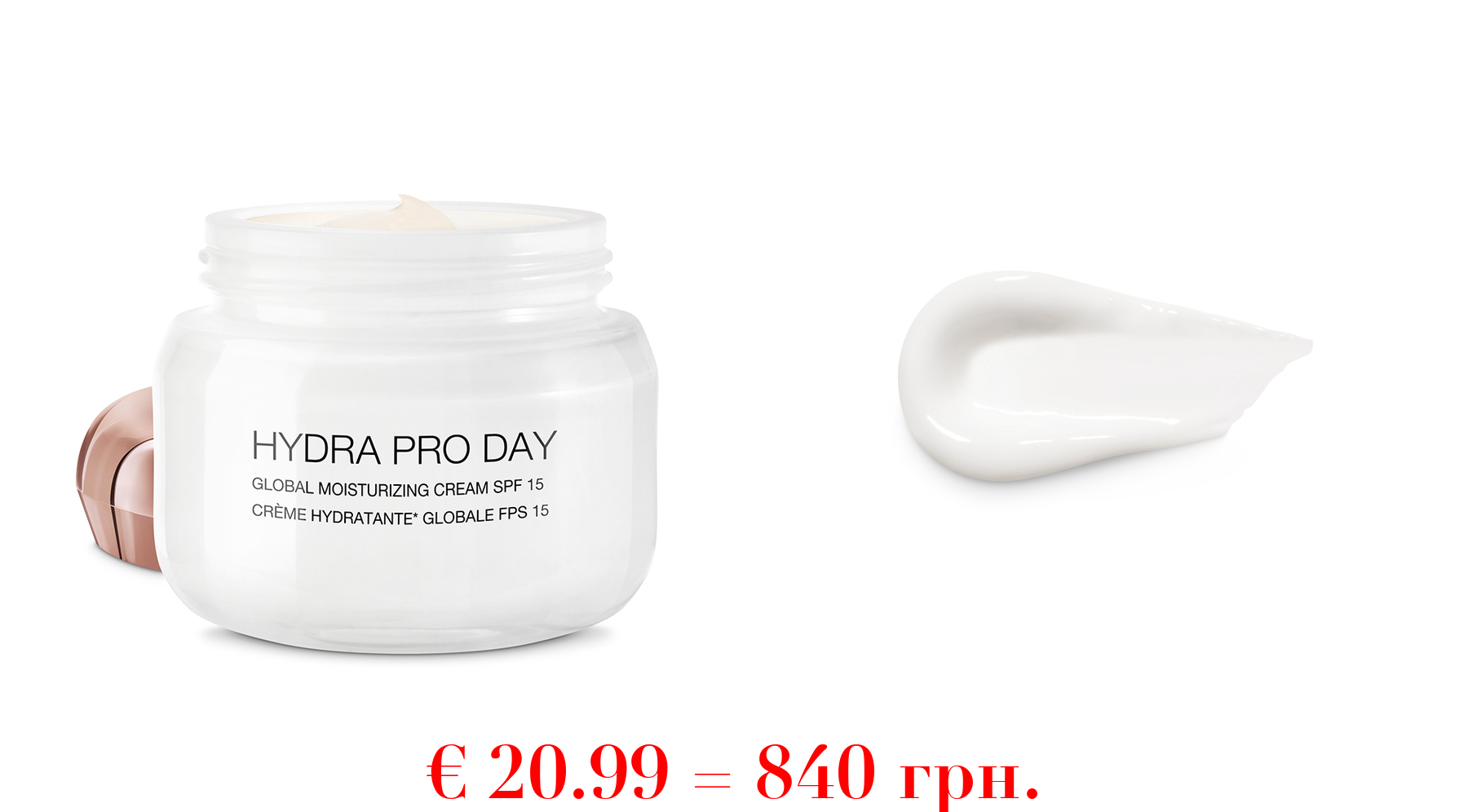 hydra pro dayUniverselle Feuchtigkeitscreme mit Hyaluronsäure - LSF 15