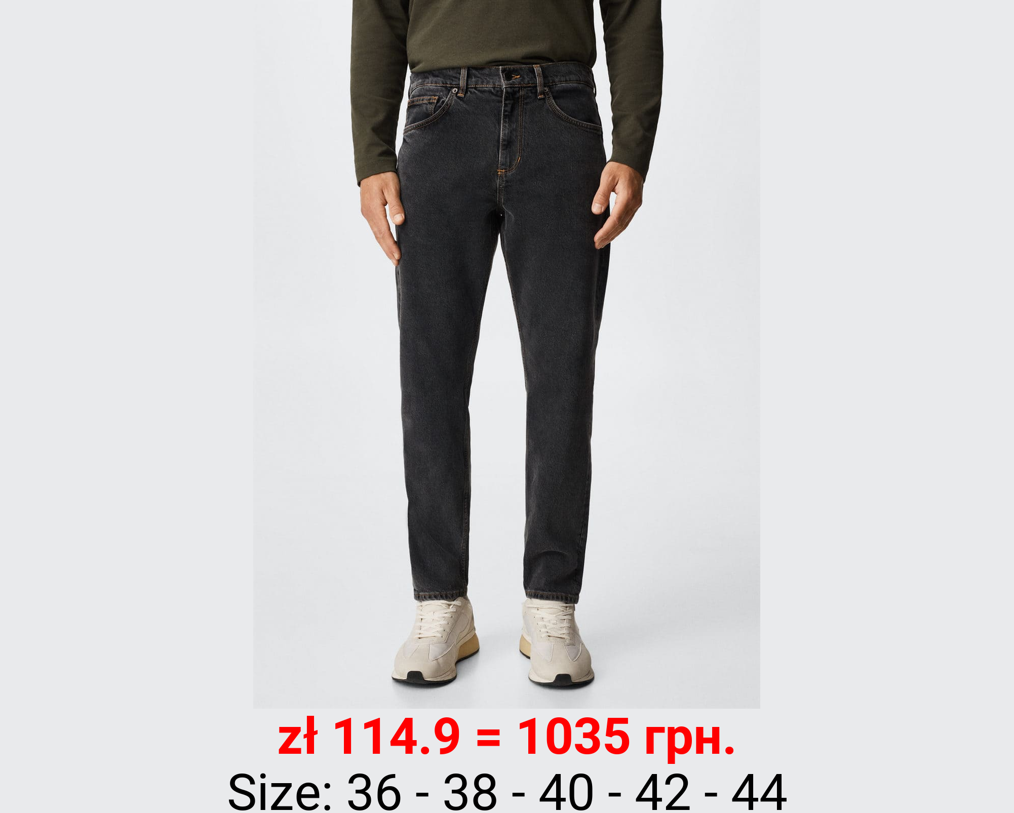 Jeans ben tapered cropped