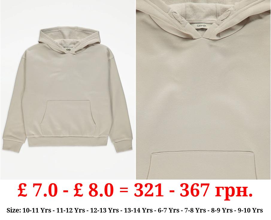 Stone Plain Hoodie