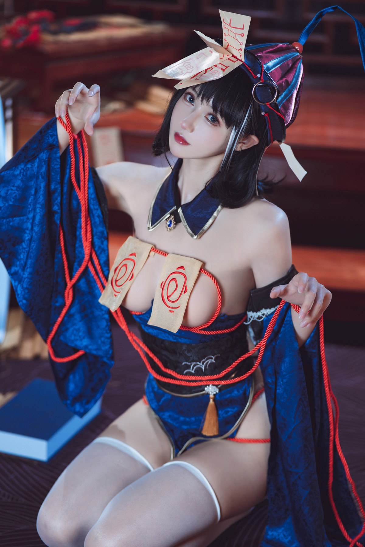Cosplay 羽生三未 华甲欢庆僵尸三未全 39