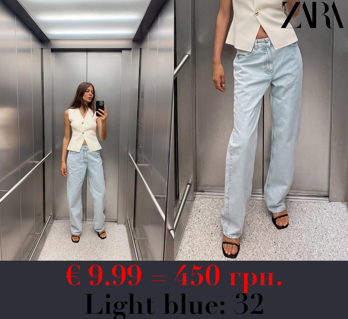Z1975 REGULAR LEG HIGH-WAIST LONG LENGTH JEANS