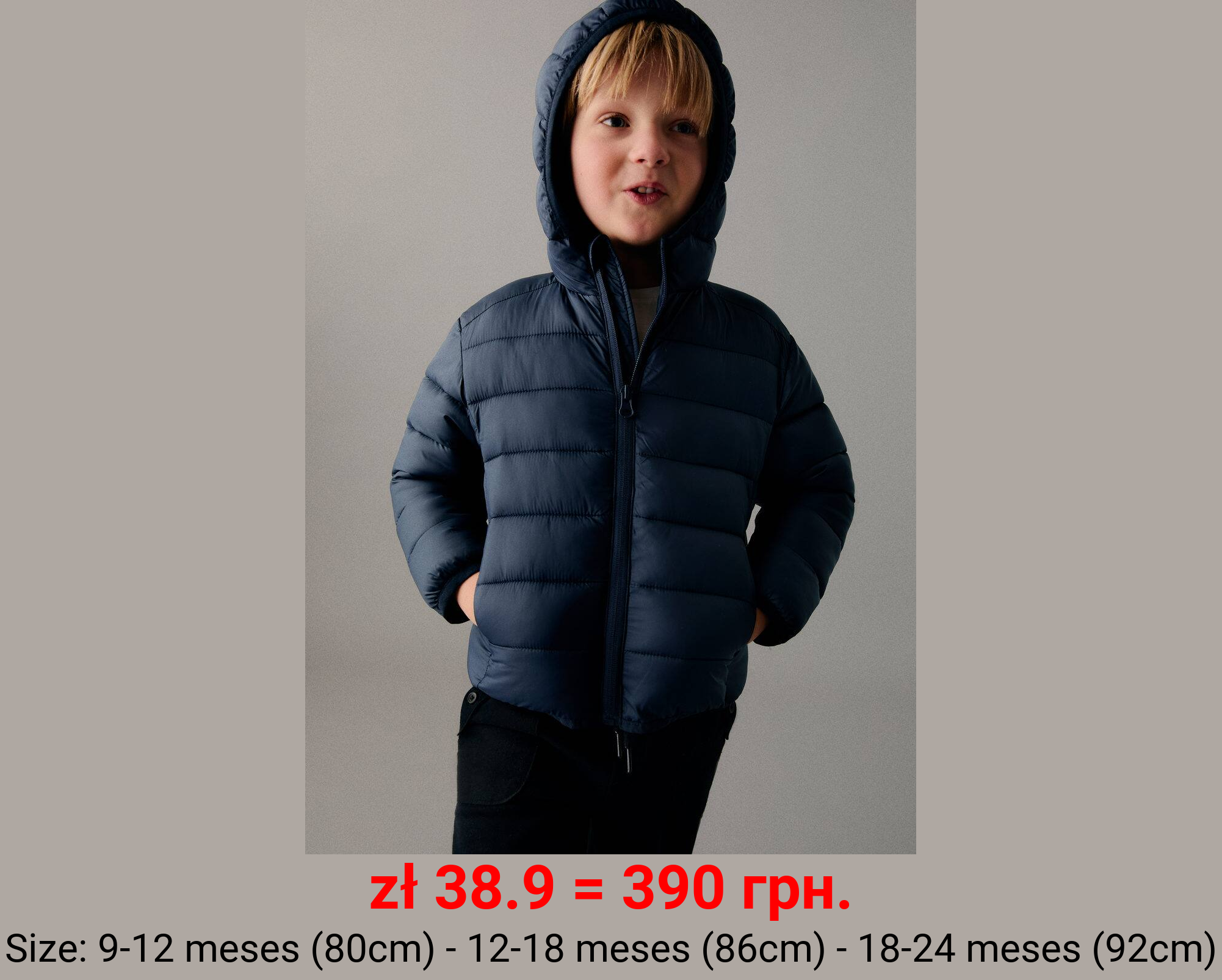 Anorak acolchado cremallera