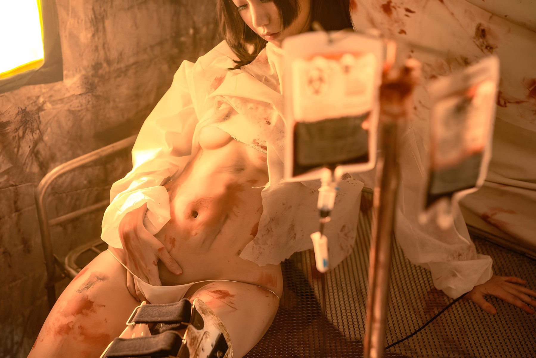 Cosplay Nagisa魔物喵 废弃医院 Set.01 45