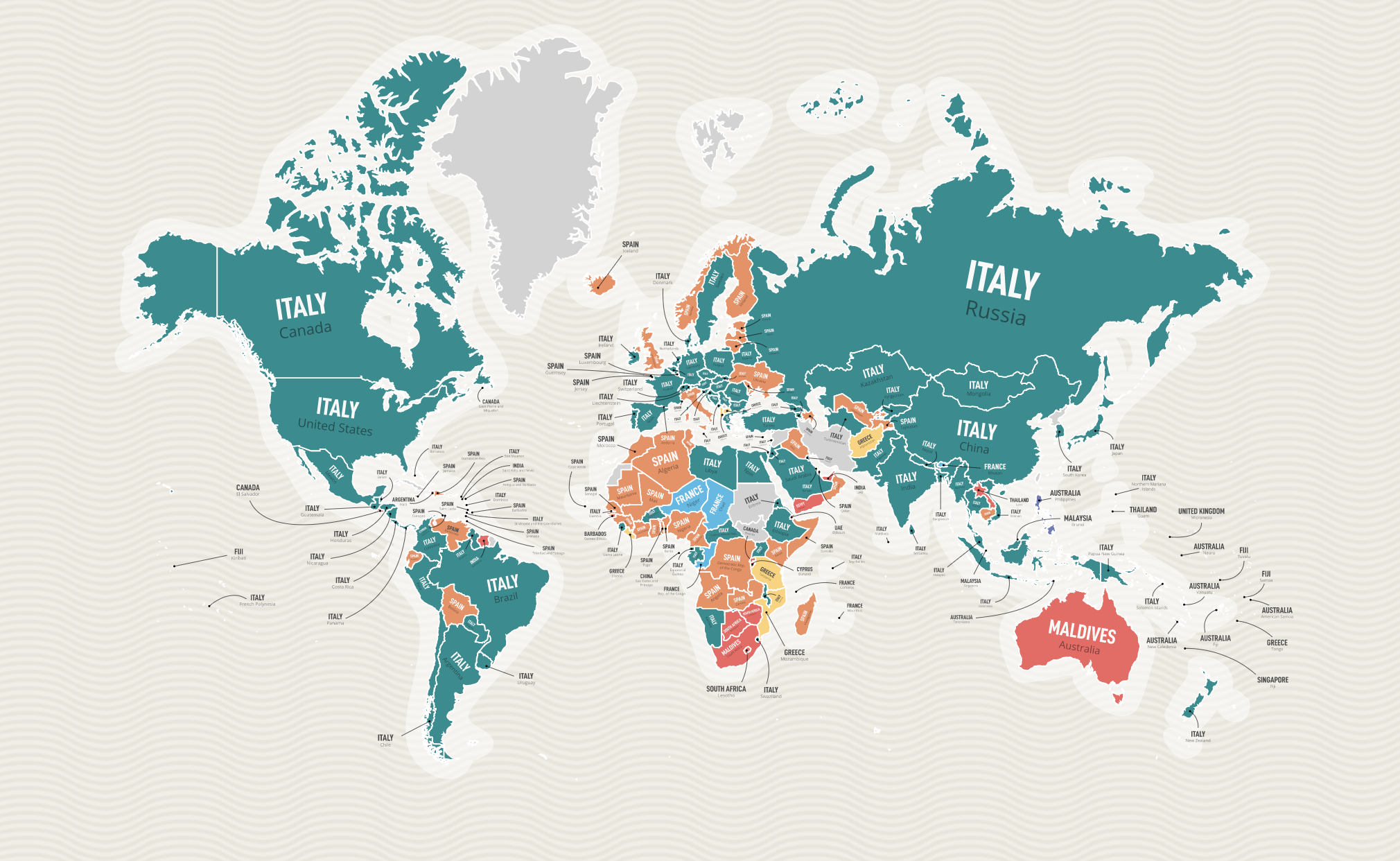 Much countries. Это где в какой стране. Карта с жителями разных стран. Карта популярных туристических направлений. Где люди всяких стран.