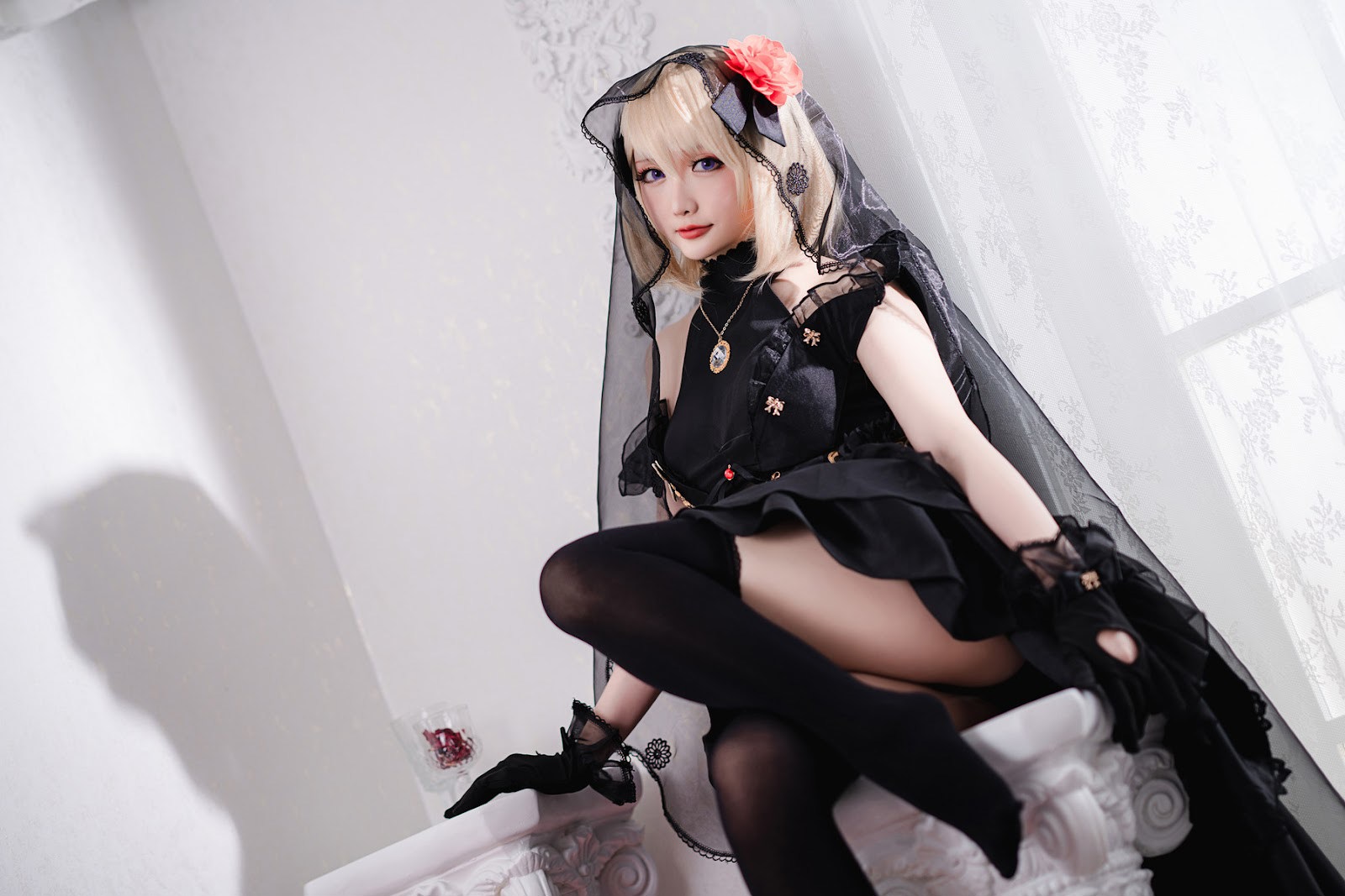 Cosplay 星之迟迟Hoshilily Z23婚纱 27