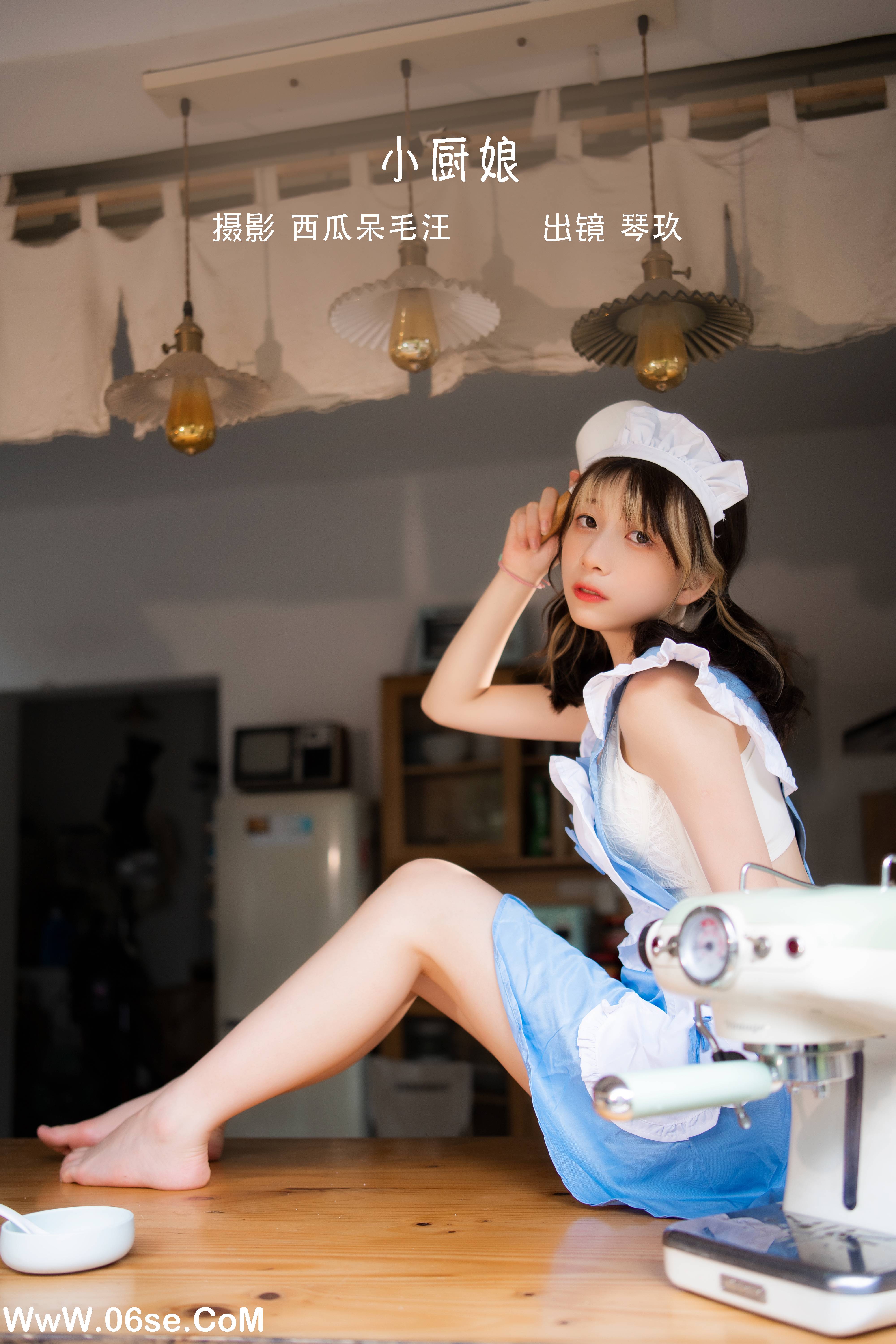 [YITUYU艺图语]2022.10.10 小厨娘 清青琴玖[27+1P／423MB]-六色网
