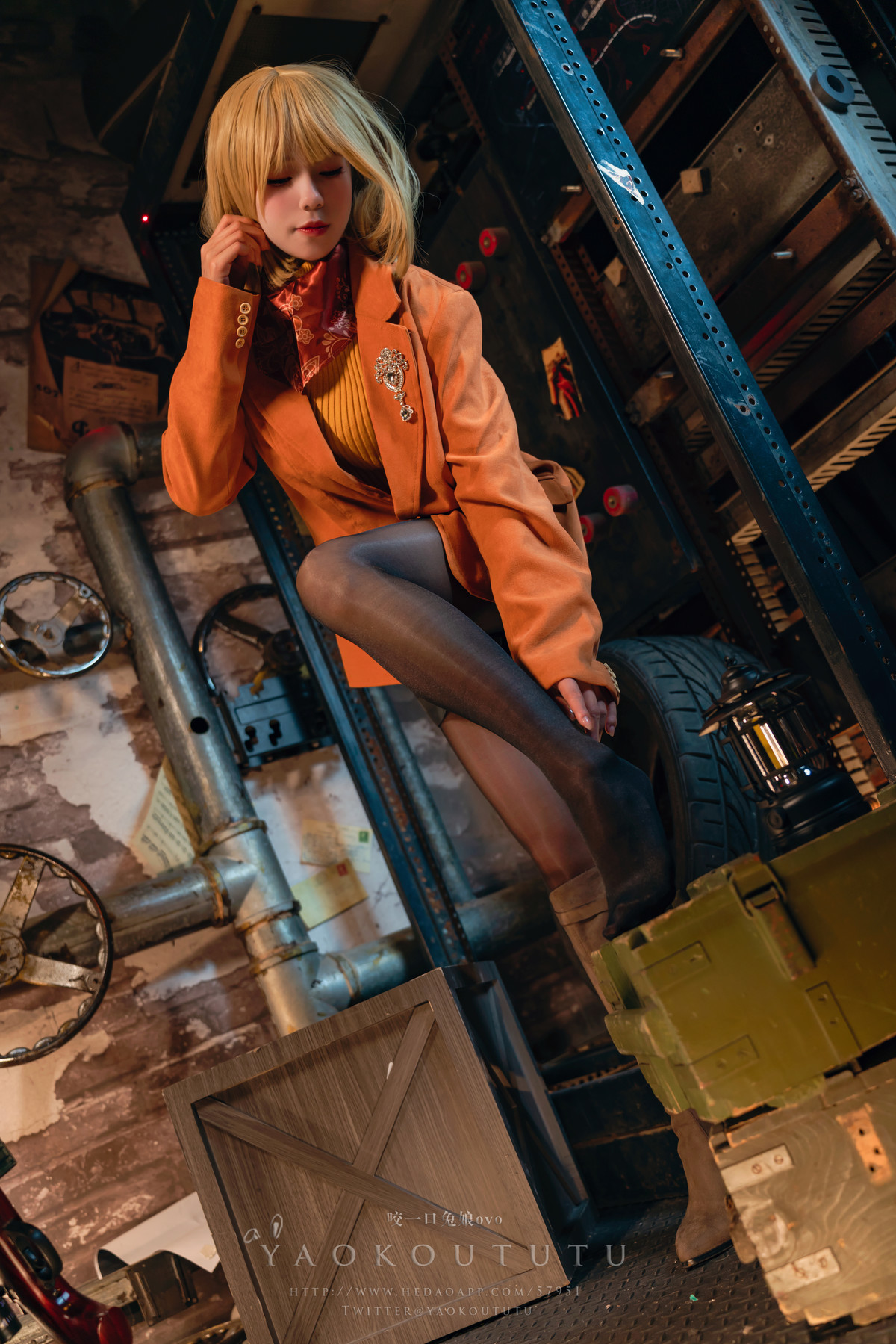 Cosplay 黏黏团子兔 生化危机4重置版 阿什莉 19