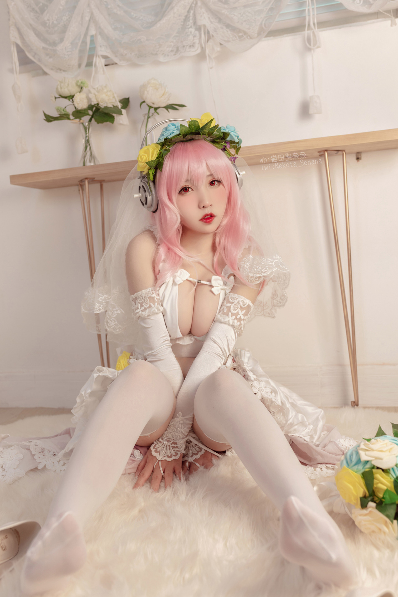 [猫田圣奈奈] 索尼子十周年花嫁 Super Sonico 26
