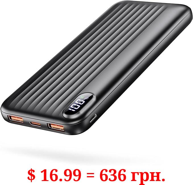 KEOLL Portable Charger 15000mAh Power Bank with 22.5W Fast Charging, LED Display Backup Battery 3 Output & 2 Input External Battery Packs, Phone Charger for iPhone 14/13 Pro/Galaxy/Pixel/Nexus/iPad