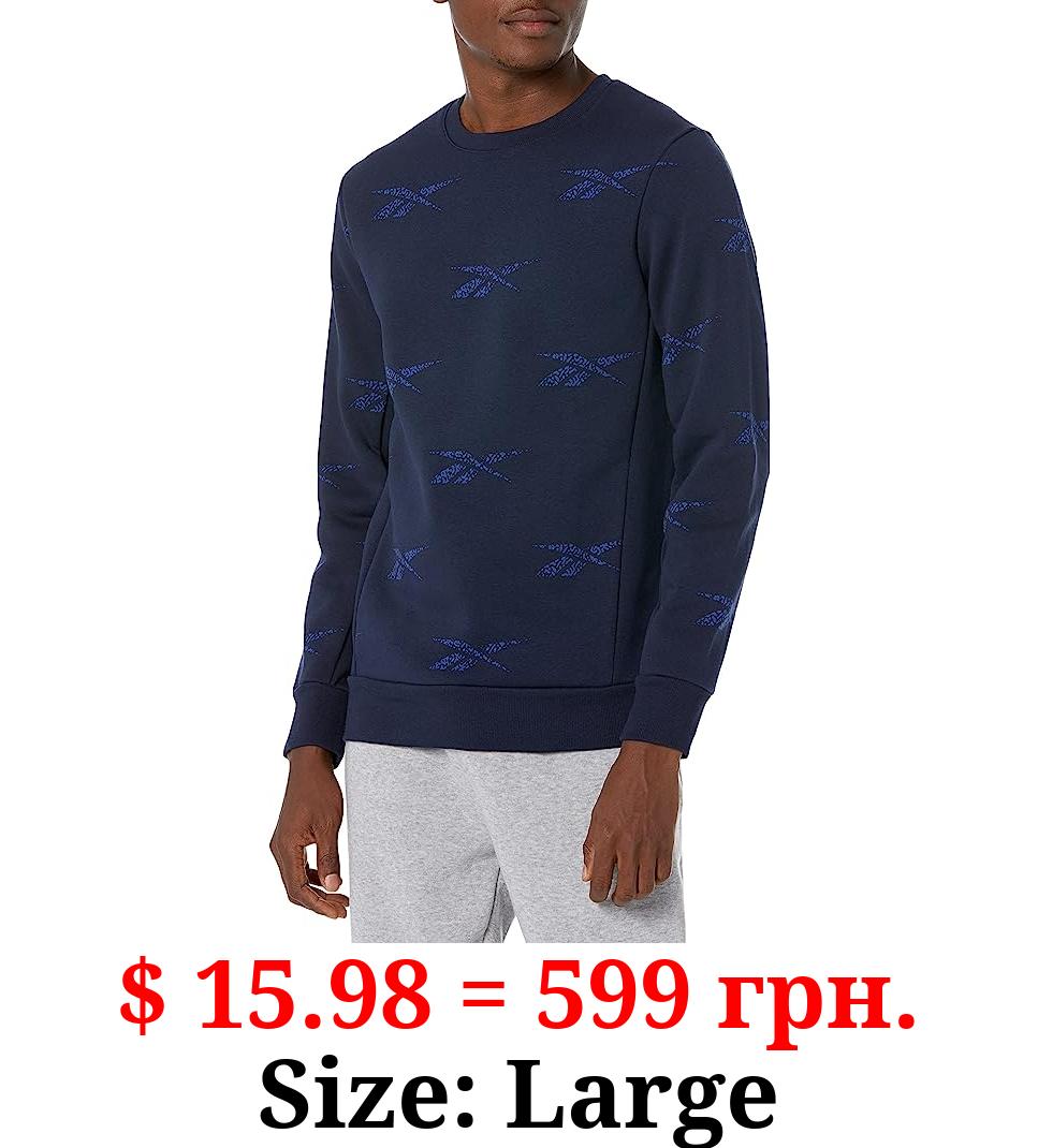 Reebok Men's Graphic Crewneck Sweatshirt