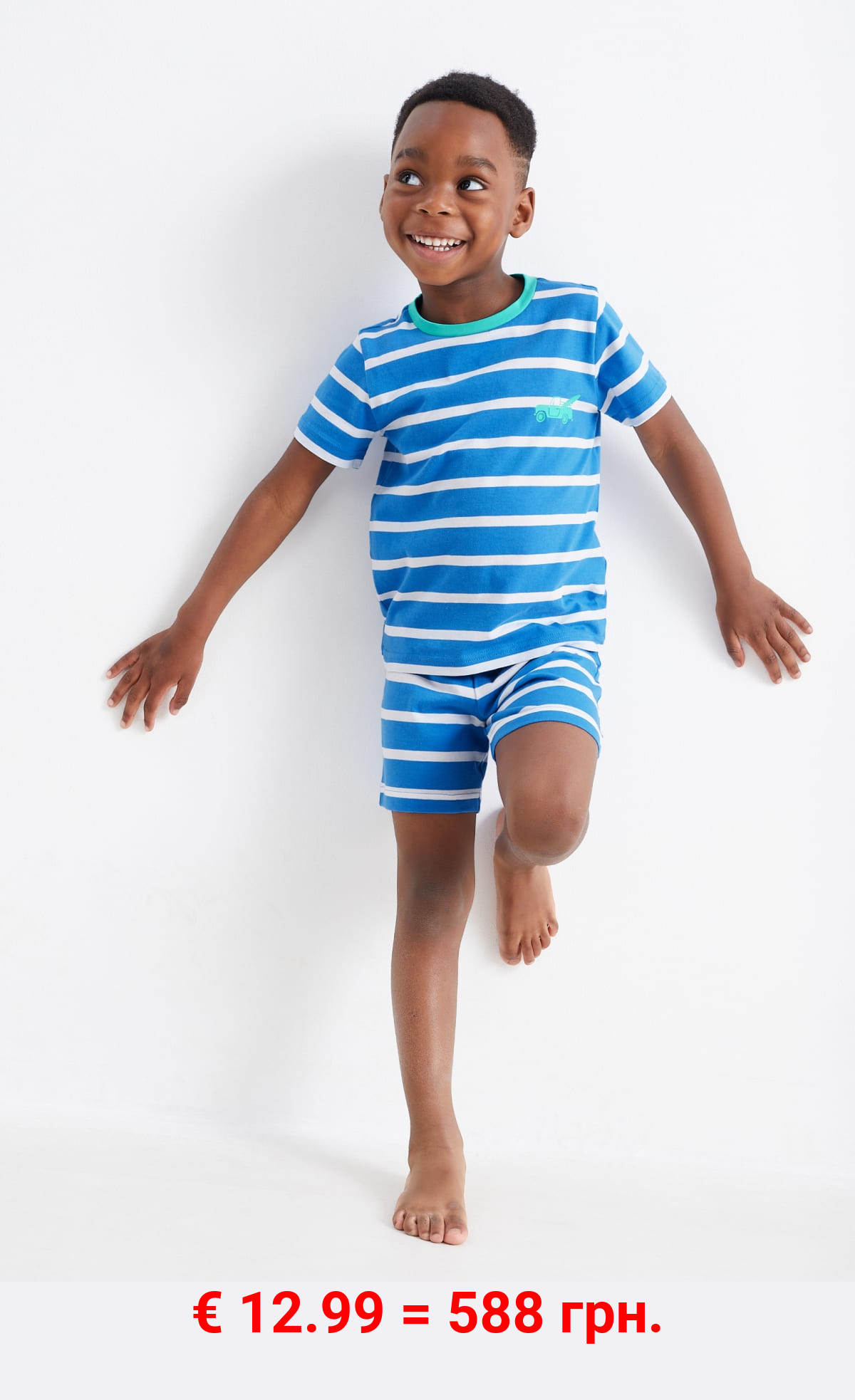 Multipack 2er - Surfer - Shorty-Pyjama - 4 teilig