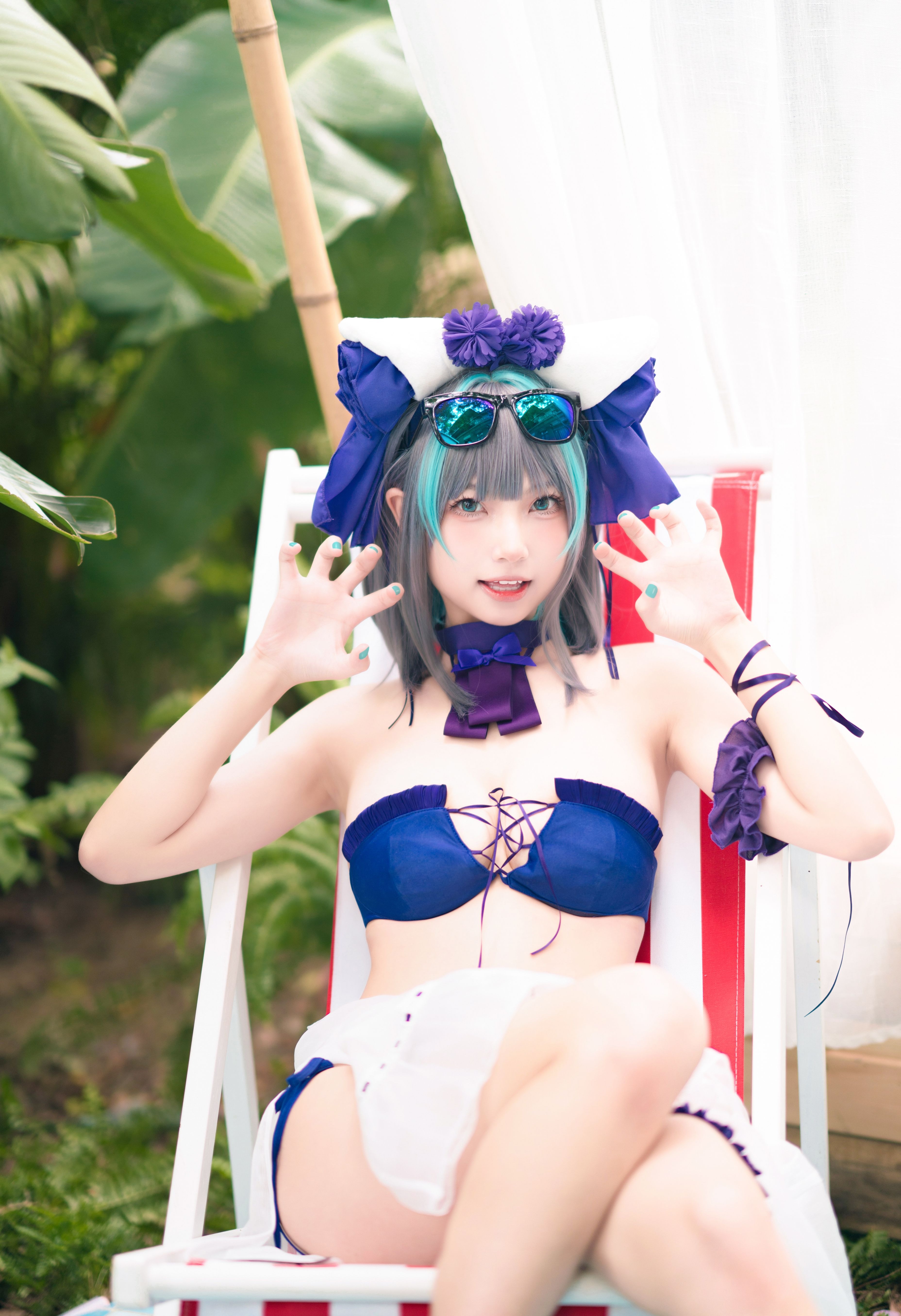 橙喵 柴郡COS 着水 [16P-210MB] 9