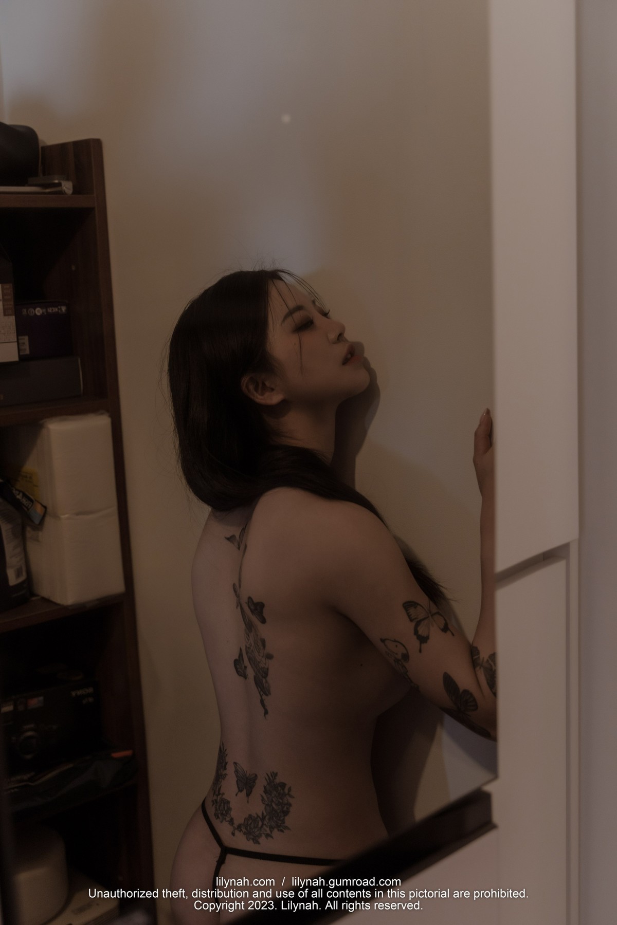 Mina 민아, [Lilynah] LW082 Marriged Woman Next Door 42