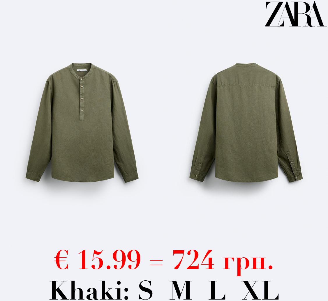 COTTON - LINEN SHIRT