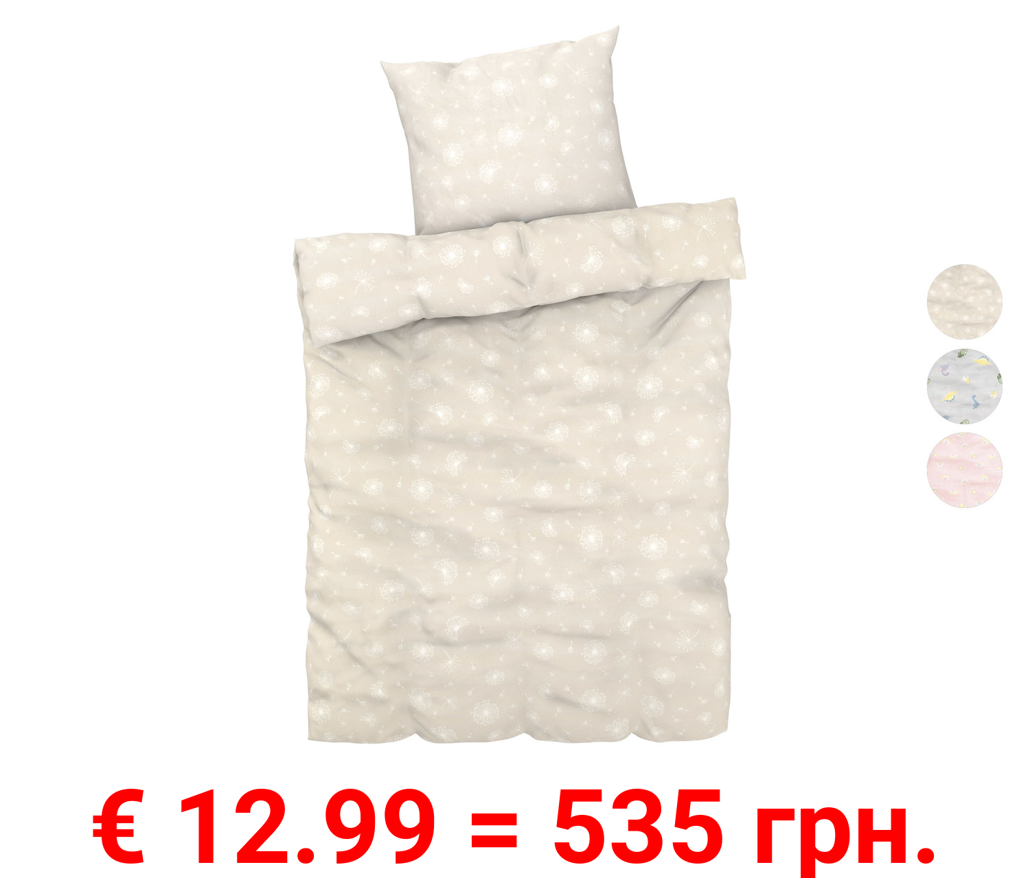 LIVARNO home Edel-Renforcé Kinder-Bettwäsche, 135 x 200 cm