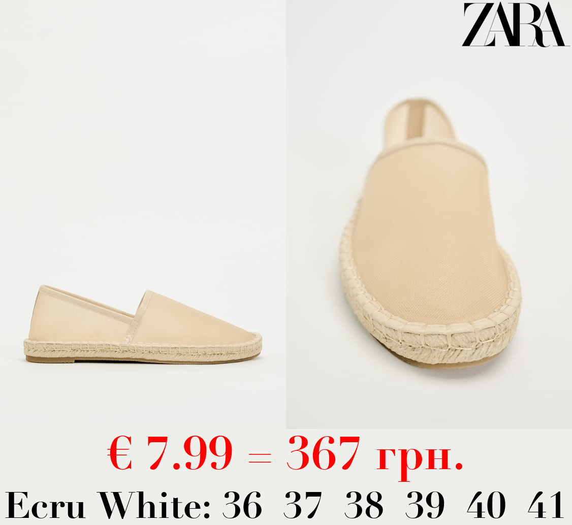 MESH ESPADRILLES