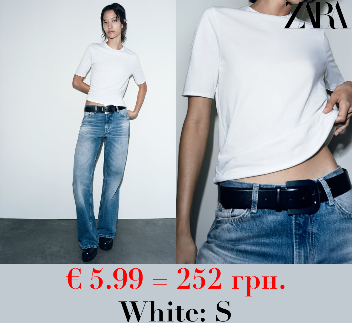 FADED COTTON T-SHIRT