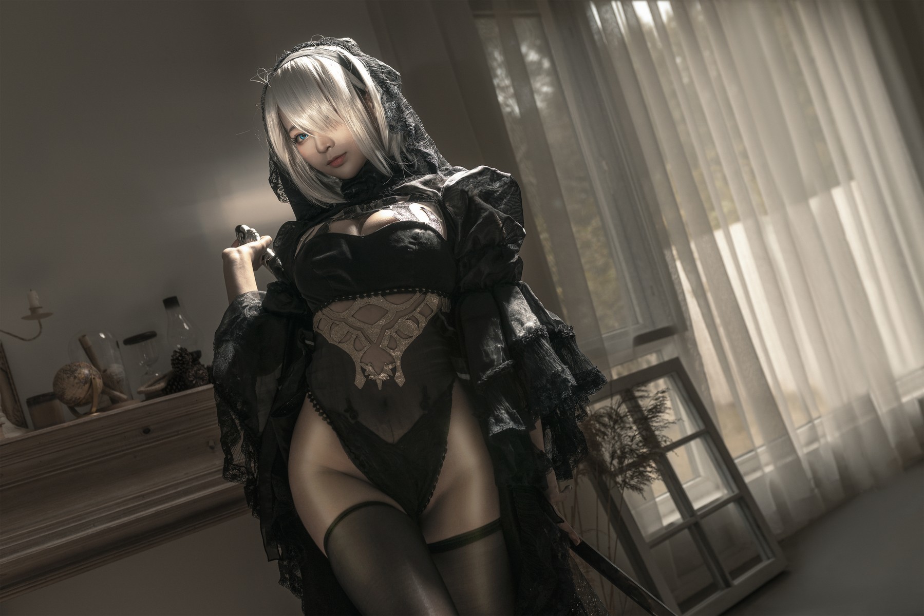 Cosplay 蠢沫沫 Chunmomo 尼尔纪元 黑花嫁 10