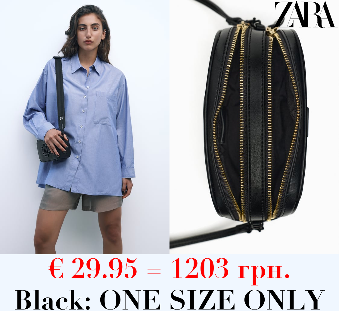 CROSSBODY BAG WITH METAL PIECE