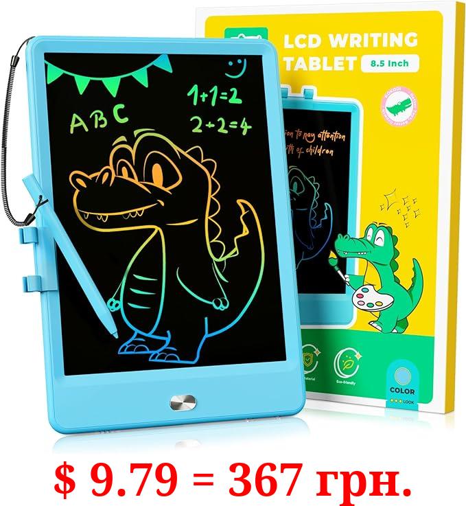 KOKODI LCD Writing Tablet 8.5-Inch Colorful Doodle Board, Electronic Drawing Tablet Drawing Pad for Kids, Educational and Learning Kids Toys Gifts for 3 4 5 6 7 8 Year Old Boys and Girls(Blue)