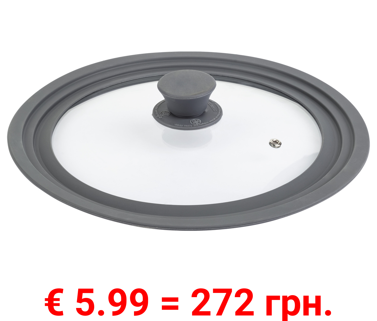 ERNESTO® Universaldeckel, Ø 24-28 cm, aus Glas