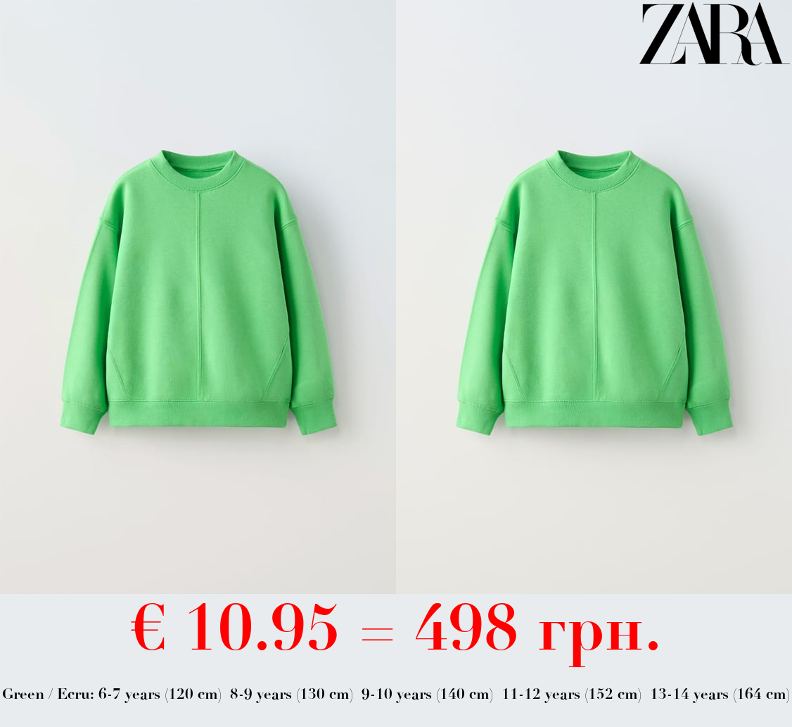 BASIC PLUSH SWEATSHIRT