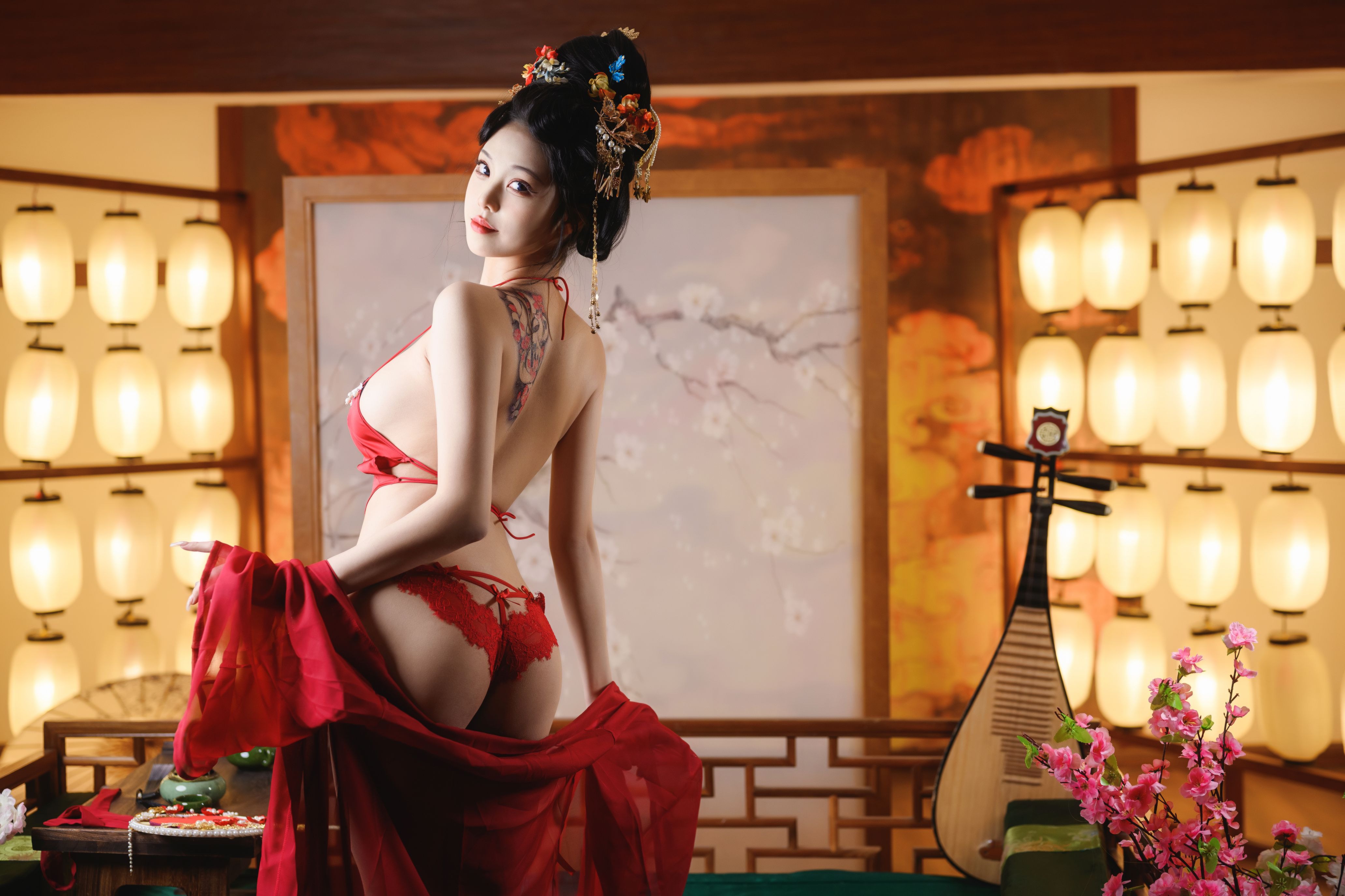 蜜汁猫裘 唐宫夜宴[61P+1V] 37