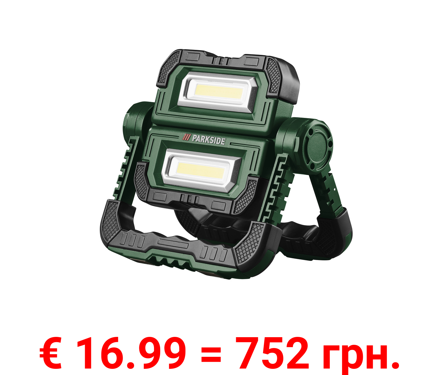 PARKSIDE® LED-Baustrahler »PBBK 4 A1«, batteriebetrieben, mit 2 separat schwenkbaren Strahlern