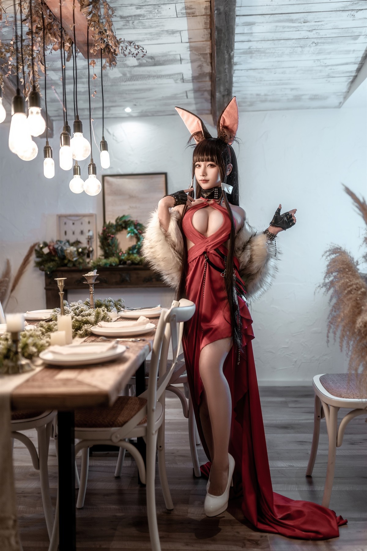 Cosplay 蠢沫沫Chunmomo Akagi Ruby Laced 1